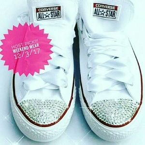 💋BLING ALL STAR CONVERSE CHUCK TAYLOR SNEAKERS!!!